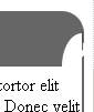 Image of Opera's poor handling of rounded corners where one border is zero width