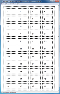 A multiline flexbox layout at 640 pixels width